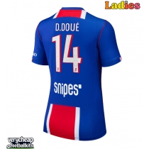Paris Saint-Germain Desire Doue #14 Replica Home Shirt Ladies 2026-27 Short Sleeve